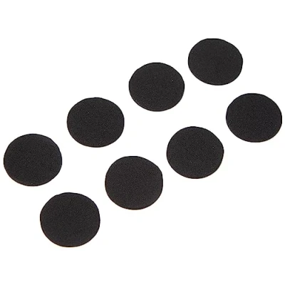 Image of Metafranc 646046 Anti Slip Pads Diameter 28 mm Self Adhesive Black Pack of 9 Shock Absorbing Non for Furniture and Items/EVA in Set/Rubber Pads/Non Buffer