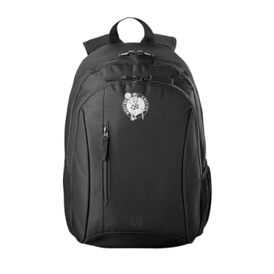 Image of Wilson backpack NBA Team, suitable for 1 basketball in official size, team logo silver, polyester