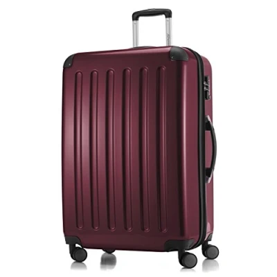Image of HAUPTSTADTKOFFER Alex Luggage Suitcase Hardside Spinner Trolley 4 Wheel Expandable, 75cm, TSA, burgundy