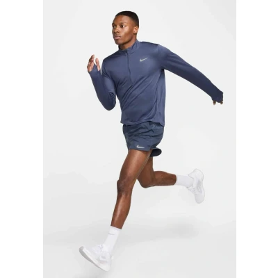 Image of Nike Pacer Men&#039;s Dri Fit Half Zip Running Top, Thunder Blue/Reflective Silv, FQ2494 437, M