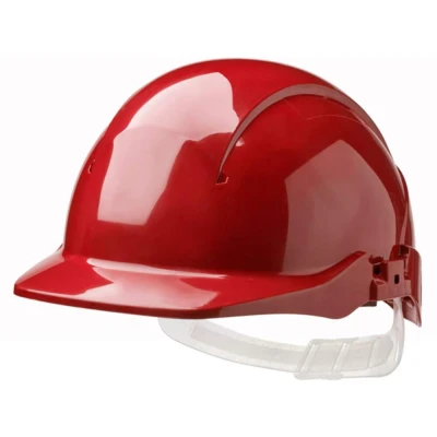 Image of Concept Core Full Peak Red Slip Ratchet Vented Helm (*sp)