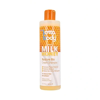 Image of Lottoa Body Milk Honey Restore Me Cream Shampoo 300ml 10oz