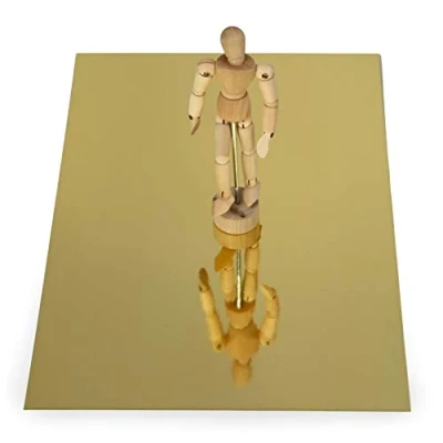 Image of Papertent A4 Super Smooth Mirror Card, Gold, 10 Sheets
