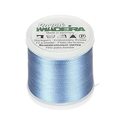 Image of Tacony Corporation Periwinkle Madeira Rayon Thread, Acrylic, Multicolour, 2.79x2.79x3.3 cm