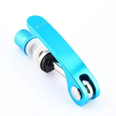 Image of Bike Seat Clamp, Quick Release Aluminum Alloy Post Clamp for Mountain &amp; Road Bikes Cycling Skewer Bolt Accessory
