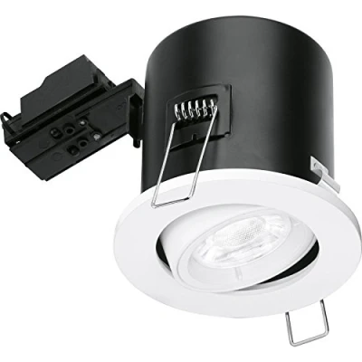 Image of Enlite Adjustable Fire Rated GU10 Downlight EN FD102W White