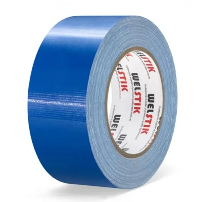 Image of WELSTIK Blue Duct Tape Waterproof,Colored Gaffer for Repairs, DIY, Crafts, Indoor Outdoor Use,50mm X 41M, 7.5 Mil Thick,Blue