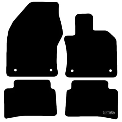 Image of Carsio Carpet Car Mats For Lexus UX 2019+ Onwards Tailored Fit Floor Mat Set Complete Accessory Black Custom Fitted All Weather, Anti Slip Backing &amp; Trim