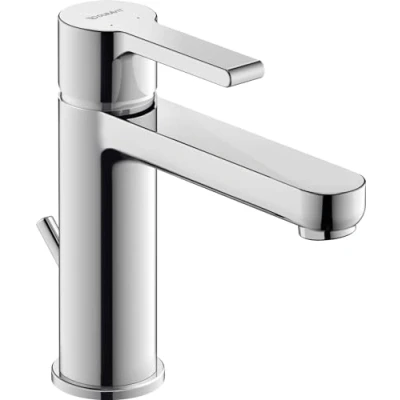 Image of Duravit B21020001 Basin Taps Chrome Mixer Tap with Ceramic Cartridge and Waste Flexible Connectors B.2 Size M Depth: 139 mm Working Pressure: 3 5 Bar,