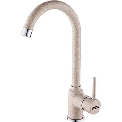 Image of Franke High Pressure Kitchen tap with Fixed spout Made of Fragranite Pola Beige 115.0298.095, mit festem