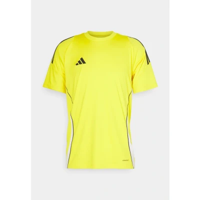 Image of adidas Performance TIRO 24 Sports Tshirt, Men&#039;s, Size: XXL, Team yellow/white