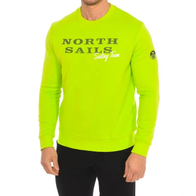 Image of North Sails Mens Long sleeved crew neck sweatshirt 9022970 men Green Size 2XL