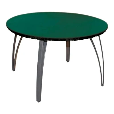 Image of Bosmere Protector Circular Table Top Cover with Elasticated Edge, 100% Waterproof, UV Protected, Heavy Duty Fabric, D90 120cm, AP347A, Green
