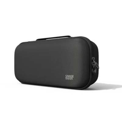 Image of SAVAGE RAVEN by Skull &amp; Co. Maxcarry Case for Nintendo Switch 2: Portable Hard Shell Protective Travel Carrying with Storage NeoGrip and StandGrip, GripCase Accessories (Black)