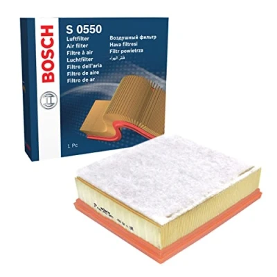 Image of PHB500320, PHE500060 Air Filter BOSCH F 026 400 550 58,3mm 186mm 240mm Insert LAND ROVER: Defender Off Road, Pickup