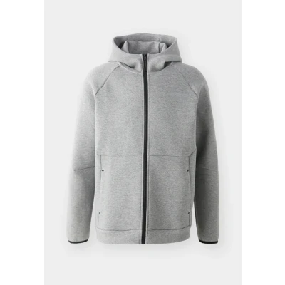Image of Hummel Hmltech Regular ZIP Hoodie Zipup sweatshirt, Men&#039;s, Size: Large, Grey melange