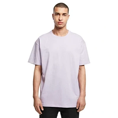 Image of Build Your Brand Men&#039;s Heavy Oversize tee T Shirt, Fliederfarben, XL