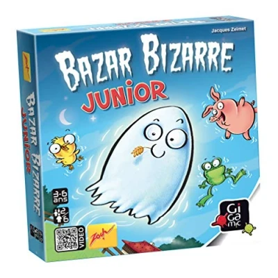 Image of GIGAMIC Speed Observation Game 3 years and up Bazaar Bizarre Junior, Zobaj, Blue