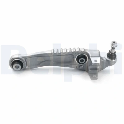 Image of LR090505 Suspension Arm DELPHI TC4457 with ball joint Right, Front Axle Trailing Aluminium JAGUAR: F Pace, LAND ROVER: Range Rover Velar