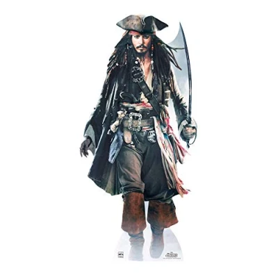 Image of Star Cutouts SC507 Captain Jack Sparrow Johnny Depp Cardboard Cutout Perfect for Birthdays, Gifts, Parties &amp; Fans