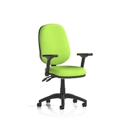 Image of Eclipse Plus II Operator Chair Myrrh Green Adjustable Folding Arms