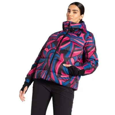 Image of Dare 2b Women&#039;s Lightweight Showcase Baffled Ski Jacket Hot Pink, Size: 12