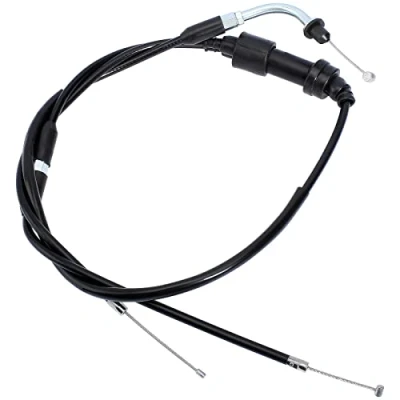 Image of QAZAKY Throttle Cable Compatible with Yamaha Y Zinger PW 50 PW50 Dirt Bike Assy 1981 1987 1988 1989 1990 1991 1992 1993 1994 1995 1996 1997 1998 1999 2000 2001 2002 2003 2004 2005 2006 2007 2008 2009