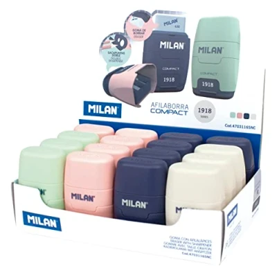 Image of MILAN 1918 Series Compact 16 Display Box, Blue,Green,Navy,Pink,White