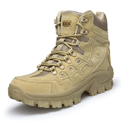 Image of NC Large Size Army Boots Hiking Men And Women Special Forces Tactical High Top Field Outdoor Waterproof Non Slip Cushioning Desert Land Shoes