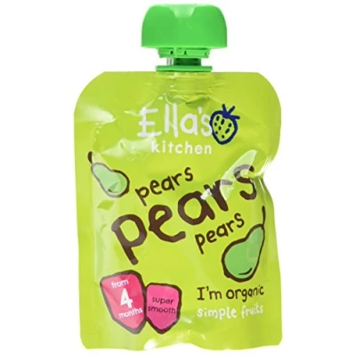 Image of Ella&#039;s Kitchen Organic Pears First Tastes Baby Pouch 4+ Months, 70g