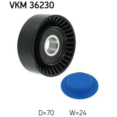 Image of 30637071, 30637962, 30729939 Idler Pulley SKF VKM 36230 VOLVO: XC90 I, S60 I