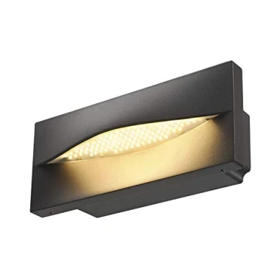 Image of SLV ADI recessed Wall Light/Lighting for Walls, Paths, entrances, LED spot Outside, Light Outdoor, Garden lamp / IP55 3000K 18W 870lm Anthracite