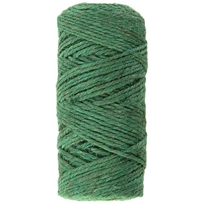 Image of Garden Mile® 50m Heavy Duty Green Twine Jute String Rope Strong for Outdoor use or Arts and Crafts Ties Flowers Bundling Binding Plant Control (1)