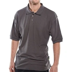 Image of Click Polo Shirt Grey 4XL