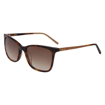 Image of DKNY DK500S Sunglasses, 240 Soft Tortoise, One Size