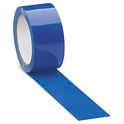 Image of 36 x Pro Plast Branded ® Blue Coloured Packing Parcel Tape 50mm 66M