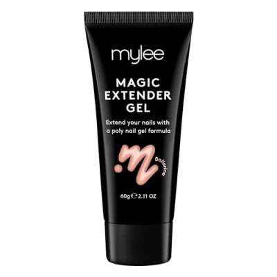 Image of MYGEL by Mylee Magic Extender Gel Long Lasting Wear, Natural Look, Nail Extension Gel, for Beginners &amp; Salon Professionals, Acrylic Thickening Builder Art 60 Gram Tub (Ballerina)