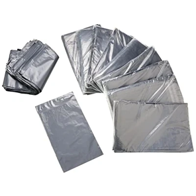 Image of Triplast 4 x 6 Inch Plastic Mailing Postal Bag Grey (Pack of 1000)