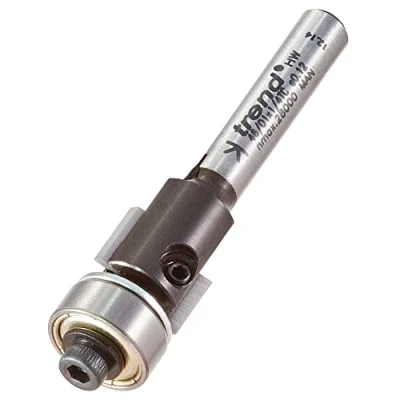 Image of Trend Professional Rota Tip Trimmer, 1/4 Inch Shank, 12.7mm Cut Diameter &amp; 8mm Length, 46/01X1/4TC