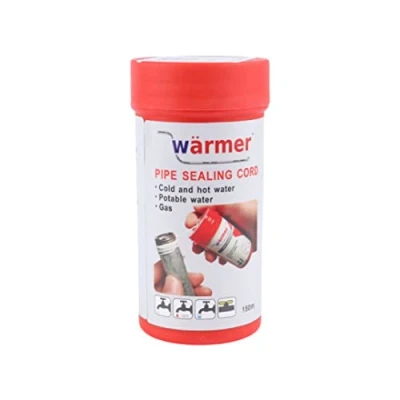Image of Wärmer System Pipe Thread Sealant For Plumbing and Fittings, Metal Plastic, 150m Cord,White