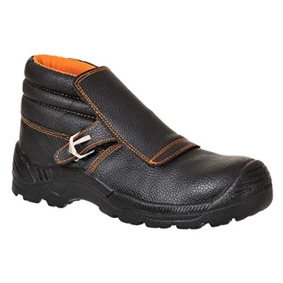 Image of Portwest Compositelite Welders Boot S3 HRO, Size: 38, Colour: Black, FW07BKR38