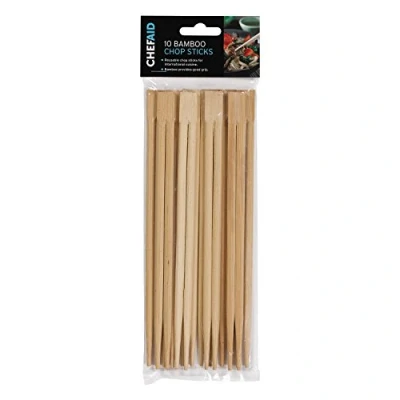 Image of Chef Aid 10 Pairs of Bamboo Chopsticks