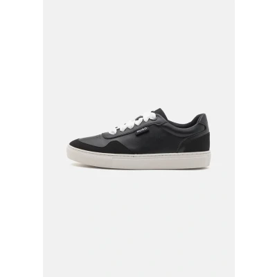 Image of HUGO Morrie Trainers, Women&#039;s, Size: 3, Black Imitation leather/ textile