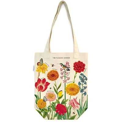 Image of Cavallini &amp; Co Tote Bag Floral Garden
