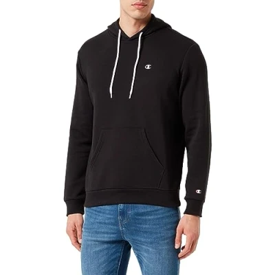 Image of Champion Basic Hooded Hoodie, Women&#039;s, Size: Large, Black