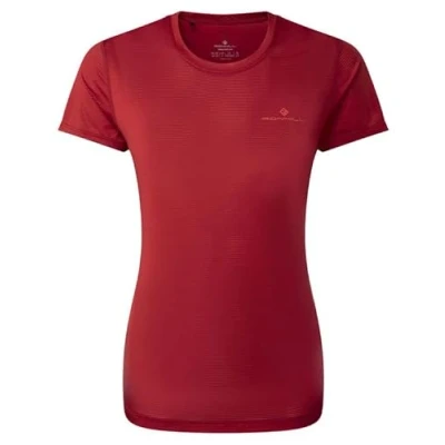 Image of Ronhill Running, Wmn&#039;s Tech S/S Tee, Jam/Flame, Size 16