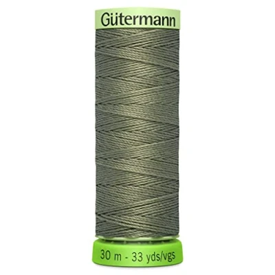 Image of Gutermann 723665 824 Sew All 100% Recycled Top Stitch Thread 30mtr, Kelp, One Size