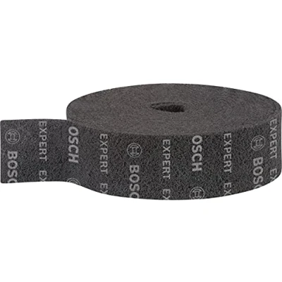 Image of Bosch Professional 1x Expert N880 Fleece Roll (for Steel sheets, Width 100 mm, Length 10 m, Accessories Hand Sanding)