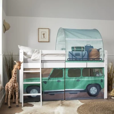 Image of Noa and Nani Safari Overland Off Road Tent &amp; Tunnel for Midsleeper Cabin Bed
