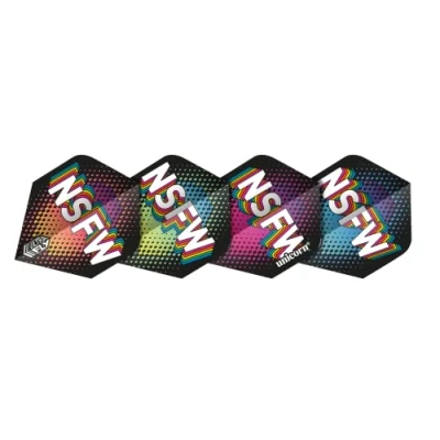 Image of Unicorn UltraFly Slang Darts Flights NSFW 3D Design Standard Plus Shape Ultra Durable 100 Micron Polyester PET